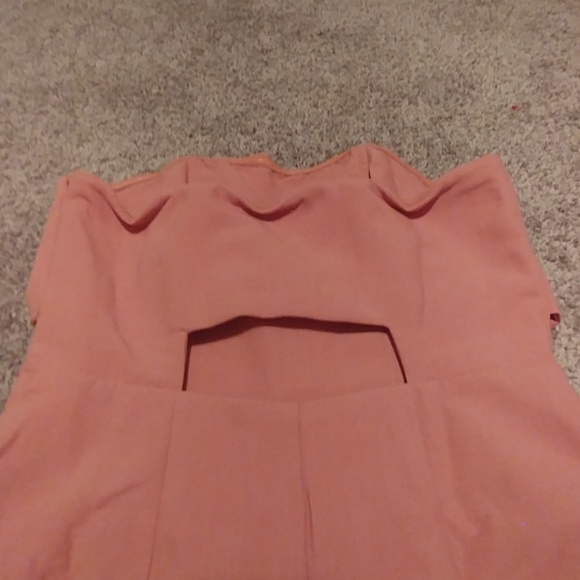 LAST ONE! Strapless Bow detail Jumpsuit - Picture 7 of 7